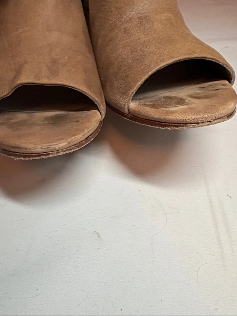 Eileen Fisher Brown Leather Size 8